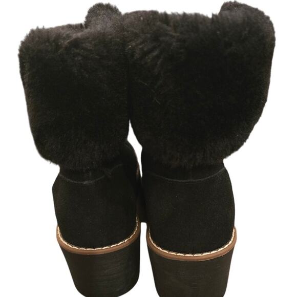 Style & Co Women's Iggyy Lace-Up Wedge Boots in Black NEW Size 8 - Picture 6 of 7